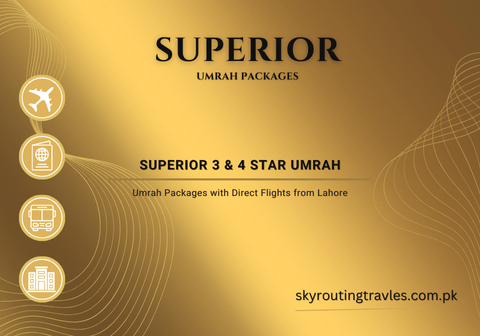 Superior 3 & 4 Star Umrah Packages